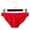 Red, variant on Underwear Men's Classic Low Rise Stretchy Hip Briefs Bikini