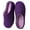 Purple/Lilac, variant on Fuzzy Two-Tone Slippers for Women Memory Foam House Shoes with Non-slip Sole for Indoor and Outdoor Comfort