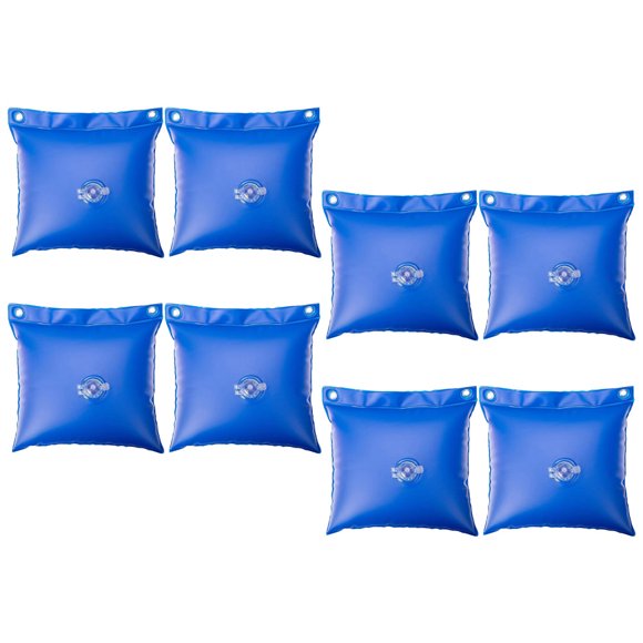 SEWACC 8Pcs Pool Closing Kit For Inground Pool PVC Blue Simple Design