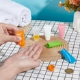 thumbnail image 3 of 24 Pcs 5ml Squeeze Tubes 6 Color Plastic Empty Lotion Tubes Refillable Soft Bottles Makeup Sample Bottles Travel Size Containers DIY, 3 of 6