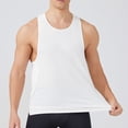 thumbnail image 4 of Squevariel Men's Quick Dry Tank Top Sleeveless Round Neck Workout Top Casual Summer Lightweight Athletics T-Shirt, 4 of 5