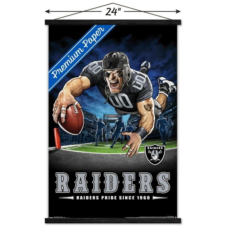 Las Vegas Raiders Official NFL Football Hometown-Style DELUXE-EDITION –  Sports Poster Warehouse