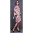 thumbnail image 4 of Bimba Kaftan de Plage à Fleurs Robe Midi Courte Caftan-S-L, 4 of 5