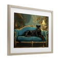 thumbnail image 2 of Stupell Industries Art Deco Exotic Lounging Panther Birch Framed Print Under Glass, 23 x 17, by Tina LeCour, 2 of 8