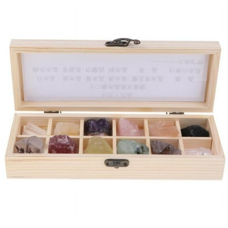 Rock & Mineral Collection Geology Science Kit Earth Science Toy - Box Of 12 pieces Quartz Specimens