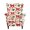 Red Bow, variant on Cugasmaru Red Bow Wingback Chair Covers Stretch Spandex Wing Chair Slipcovers Fall Autumn Printed Non-Slip Single Seater Sofa Cover for Living Room Home Decor