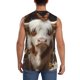 thumbnail image 4 of Balery Cow With Butterflies Camisetas sin mangas para hombre, absorbe la humedad y protege contra el mal olor.-3X-Large, 4 of 7