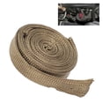 thumbnail image 1 of Insulation Heat Shield Sleeve Fuel Line Heat Shield Roll 3 Meter Flexible Cable Sleeve Hose Protector High Temperature Resistant for Car Wire Guard, 1 of 7