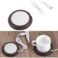 thumbnail image 3 of USB Coffee Mug Warmer, Heat Drink Mug Wood Grain Mug Warmer, 3 of 5