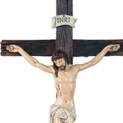 Pacific Giftware Crucifix Jesus on Cross Catholic Religious Collectible Tabletop, 15 inch