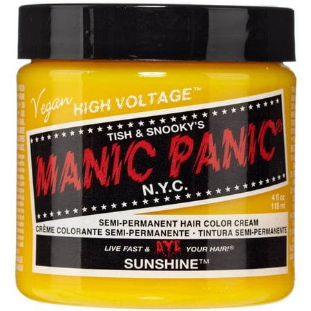 Manic Panic Semi-Permanent Hair Color Cream, Sunshine 4