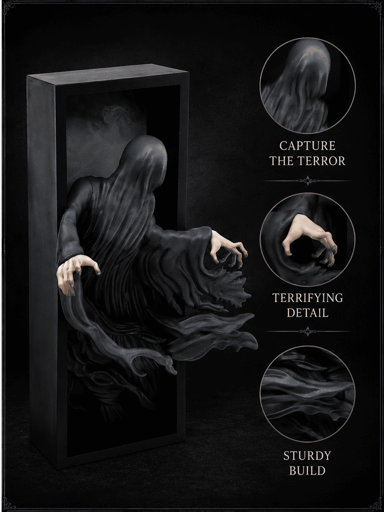 CultureFly Harry Potter Vinyl Book Nook, Dementor, 3D Shelf Decor, Officially Licensed