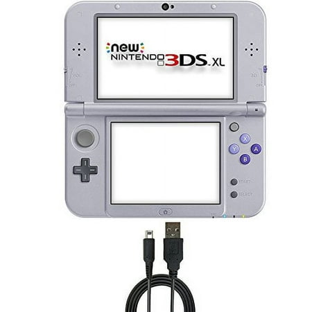 Nintendo 3DS XL Bundle: Nintendo New 3DS XL - Super NES Edition and USB Sync Charge USB Cable for New 2DS XL/ New 3DS/ New 3DS XL/ 2DS/ 3DS XL/ 3DS/ DSi XL/ DSi.