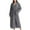 Gray, variant on Lindreshi Robes for Women Fuzzy Women's Winter Warm Nightgown Couple Bathrobe Men and Women and Winter Nightgown