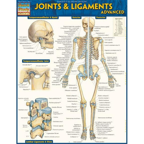 BarCharts  Joints & Ligaments Advanced