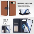 thumbnail image 6 of For Google Pixel 9 / 9 Pro RFID Blocking Protective Purse 2-in-1 Detachable Bicolor Wallet Case Magnetic Flip Cover Multi-Card Slots Pocket With Wrist Strap Phone Case,Brown,For Pixel 9 / 9 Pro, 6 of 7