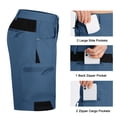 thumbnail image 2 of TACVASEN Mens Quick Dry Water Resistant Outdoor Golf Hiking Shorts Lightweight Breathable Strech Ripstop Cargo Work Shorts with Multi-Pockets, Blue Gray, 32, 2 of 6