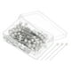 thumbnail image 1 of Alfileres de Coser Uxcell, Alfiler Recto de 1.5" con Cabeza de Perla de Plástico, Blanco 600 Pcs, 1 of 5