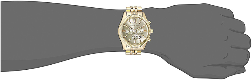 Michael Kors Lexington Gold-Tone Chronograph Watch MK8281 photo 3