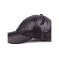 thumbnail image 3 of Adjustable PU Leather Baseball Cap for Men Women, 3 of 6