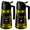 2Black, variant on CXINYI 16 oz Glass Olive Oil Dispenser for Kitchen, 2 in 1 Oil Sprayer Bottle for Cooking, Salad, BBQ and Frying, Black