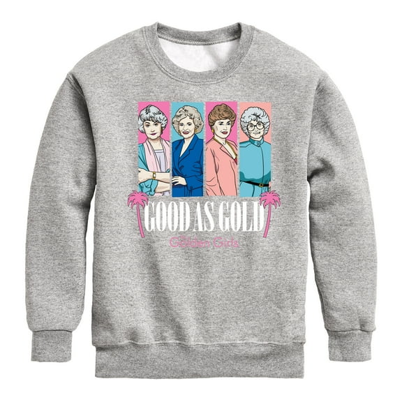 Golden Girls - Good As Gold Group Blocks - Toddler And Youth Crewneck Fleece Sweatshirt