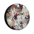 thumbnail image 1 of Cute Cartoon Spider Man Spare Tire Cover Wheel Protectors For Trailer Rv Suv Truck Camper Travel Fits For Tire Diameter 15 Inch, 1 of 7