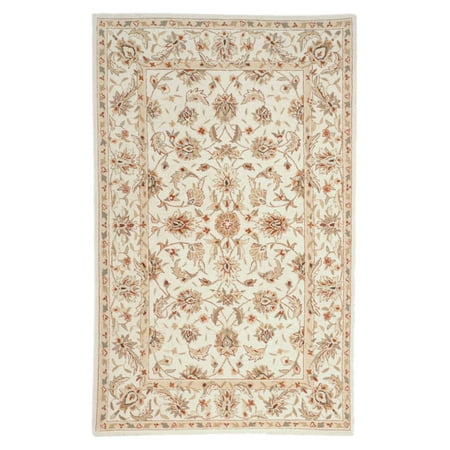 Safavieh SAFAVIEH Chelsea HK78C Hand-hooked Ivory / Ivory Rug SAFAVIEH Chelsea HK78C Hand-hooked Ivory / Ivory Rug The Chelsea Collection of hand-hooked contemporary rugs feature timeless looks from a pure virgin wool pile providing comfort and softness to the touch made from an all-natural material. Hand-surged binding and 100 percent cotton canvas backing adds to the durability of your rug to be enjoyed for many years. The fringeless borders give a very clean  elegant look and feel. Rug has an approximate thickness of 0.5 inches. For over 100 years  SAFAVIEH has set the standard for finely crafted rugs and home furnishings. From coveted fresh and trendy designs to timeless heirloom-quality pieces  expressing your unique personal style has never been easier. Begin your rug  furniture  lighting  outdoor  and home decor search and discover over 100 000 SAFAVIEH products today.