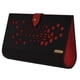 thumbnail image 2 of Bolsa Clutch Hexagono Wengue Forro Rojo Borse Della Vittoria Clutch, 2 of 3