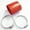 RED, variant on 2.5" 63mm Air Intake Intercooler Rubber Coupler With Clamps BLACK