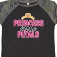thumbnail image 4 of Inktastic Princess of the Petals with Crown Girls Toddler T-Shirt, 4 of 5