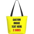 thumbnail image 3 of Custom Tote Bag With Logo Photo, Custom Bag, Personalized Shopping Bags Reusable Grocery Bags Bulk For Work Travel Gifts, 3 of 8