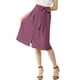 thumbnail image 1 of Falda Acampanada Allegra K Morado oscuro XS, 1 of 6