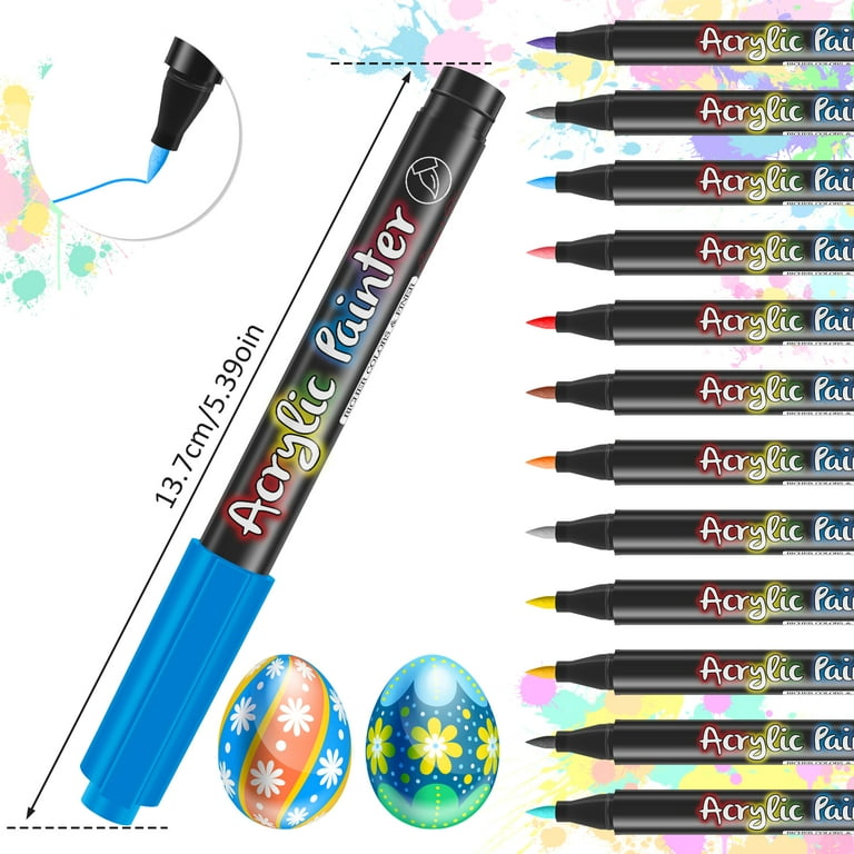 12/24/36/48 Morandi Colored Acrylic Paint Marker Art Marker Pen