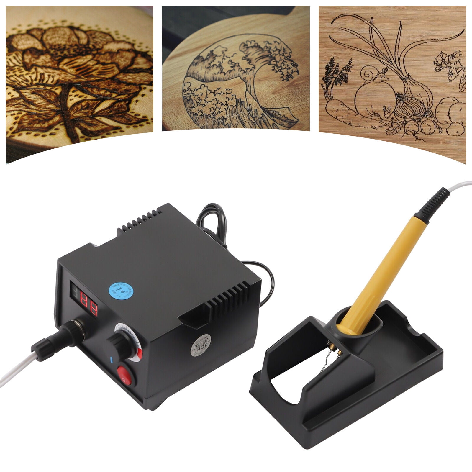 Pyrography Wood Burning Kit for Adults, Beginners, and Professionals, Wood  Burning Pen with 8 Tips, Wood Burner Tool for Woodburning Crafts by  Chandler Tool﻿