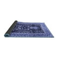 thumbnail image 2 of Ahgly Company Indoor Square Animal Blue Traditional Area Rugs, 6' Square, 2 of 4