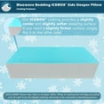 Icebox Cube Pillow Cooling Memory Foam Side Sleeper Pillow Designed
