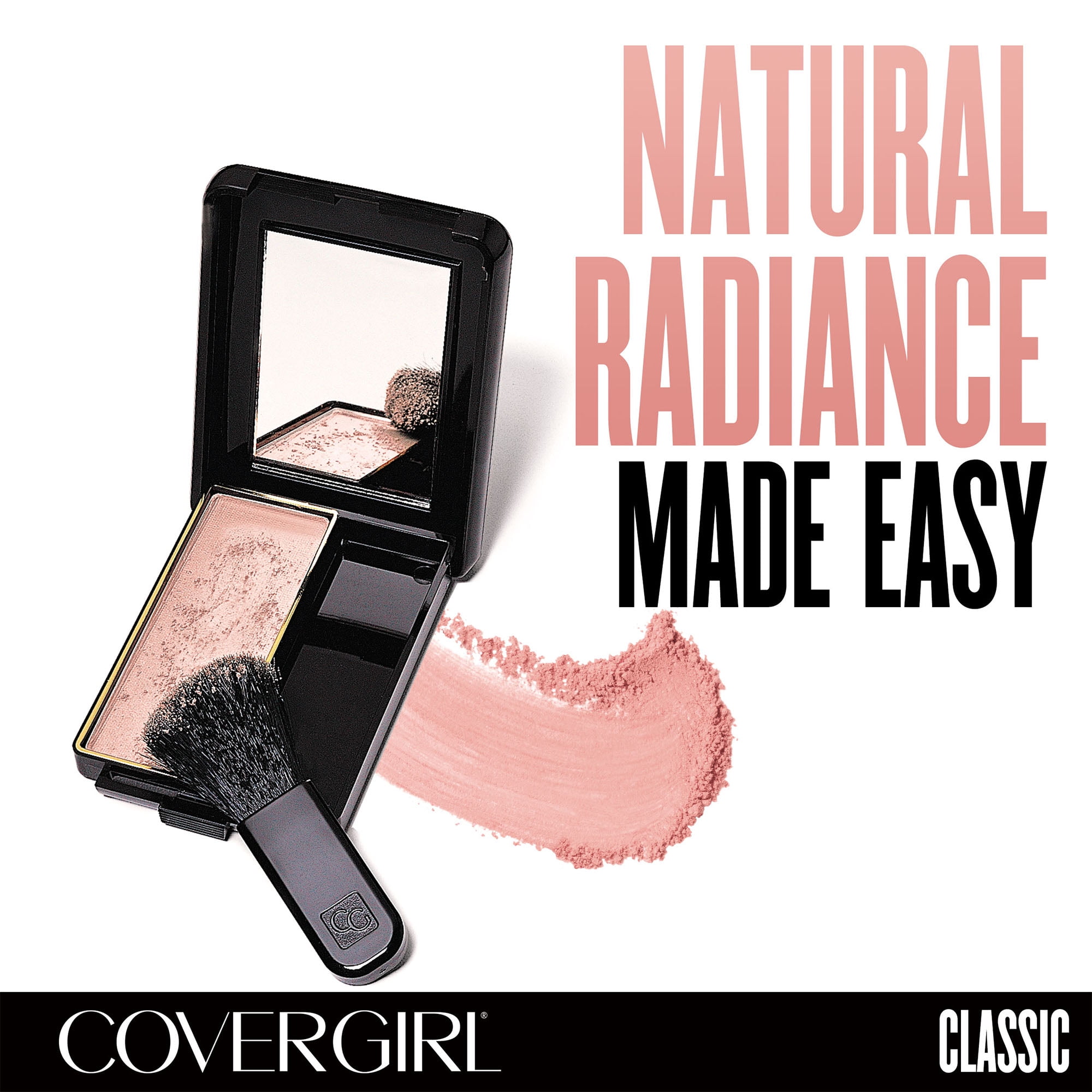 (4 pack) COVERGIRL Classic Color Powder Blush, Soft Mink, 0.3 oz, Long Lasting Glowing Color