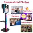 thumbnail image 5 of Photo Booth with Printer and Camera, DSLR Photo Booth 15.6 inch Touch Screen Selfie Portable Photobooth Machine RGB Light Stand for Events Wedding Birthday School Party, 5 of 9