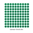 thumbnail image 1 of Lot de 100 Autocollants Numérotés Consécutifs, Classification à Longue Durée, Rangement, Fournitures d'Organisation Faites à la Main, Autocollants Noirs sur Vert type 1, 1 of 6