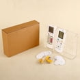 thumbnail image 3 of Thinsony 1/2/3 Case Wall Mount Storage Box TV Remote Control Air Conditioner Holder 2grid, 3 of 6