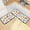 Cartoon Bee with Plants, variant on Dailycode 2 Pcs Kitchen Rug Set Non Slip Absorbent Soft Floor Mats for Kitchen Bathroom Vibrant Leopard Print 19.7"x27.6"+19.7"x47.2"