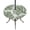 Green, Olive, White, variant on Round Outdoor Tablecloth with Umbrella Hole and Zipper, Sage Green Coral Tablecloth with Elastic Waterproof, Coastal Summer Ocean Nautical Sea Patio Table Covers for 31" - 35" Picnic Pool Tables