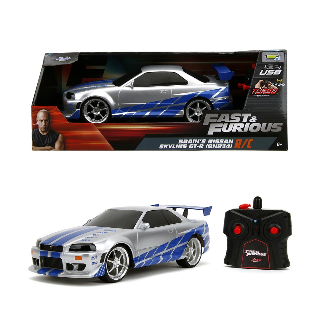 Jada Toys - Fast & Furious 1:10 R/C 2002 Nissan Skyline GT-R Jada Toys - Fast & Furious 1:10 R/C 2002 Nissan Skyline GT-R