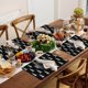 thumbnail image 4 of Christmas Table Mats Set of 4 Holiday Placemats Festive Dining Decor for Kitchen Table Runner Seasonal Party Dinnerware Protective Heat Resistant, 4 of 6