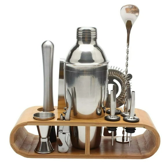 14 Sets 750ml Stainless Steel Cocktail Shaker Professional Mixology Shaker Kit Barware Bartender Accessories
