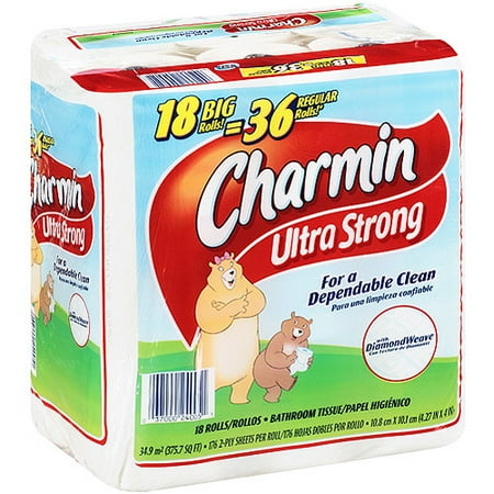 Charmin Ultra Strong Bathroom Tissue, 18 Roll count