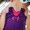 A Purple, variant on Alvivi Kids Girls Ballet Dance Leotard Sleeveless Scales Printed Splice Gymnastics Jumpsuit 3-12