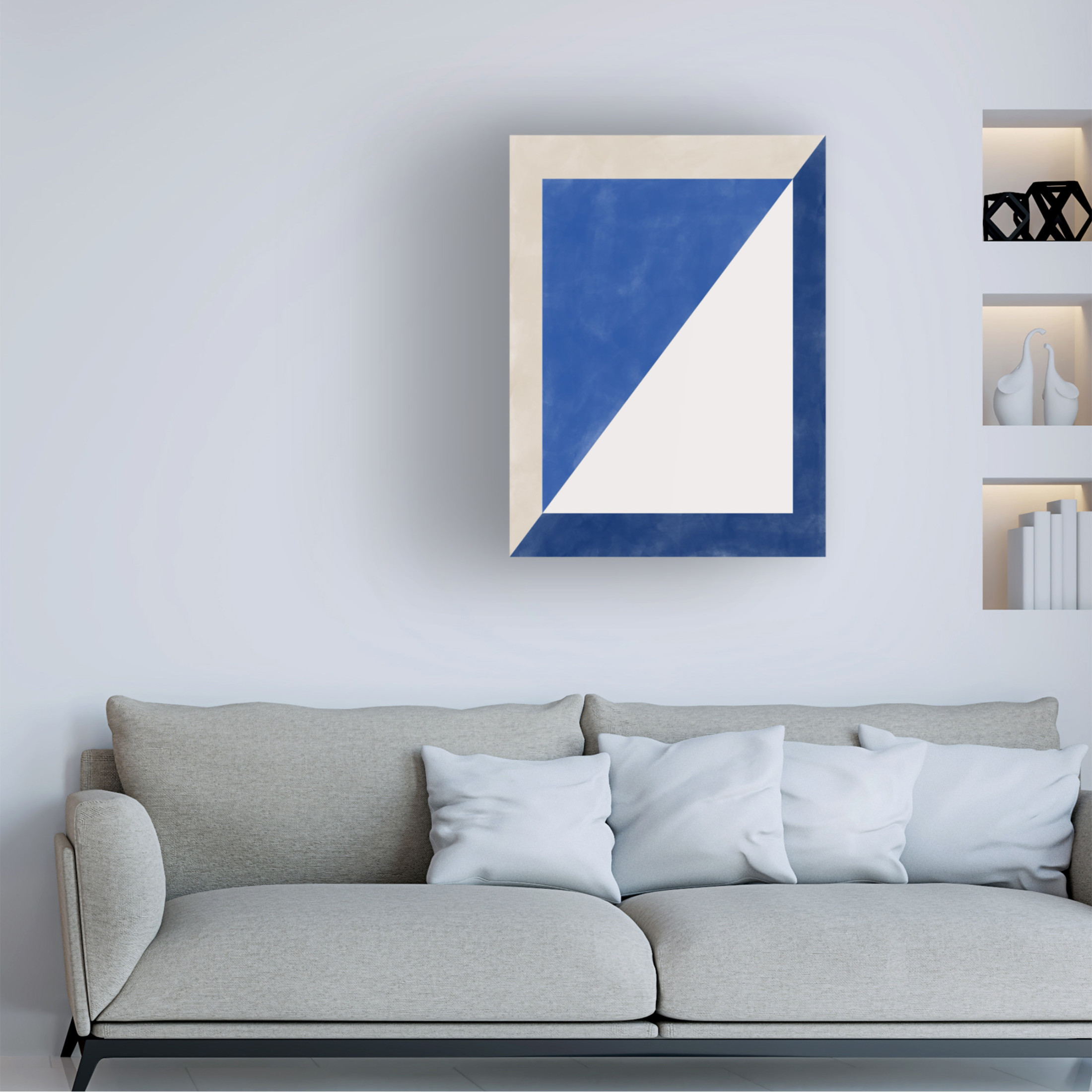 Trademark Fine Art Elena Ristova Indigo31 Canvas Wall Art