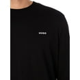 thumbnail image 4 of HUGO Derol222 Longsleeved T-Shirt, Black, 4 of 5